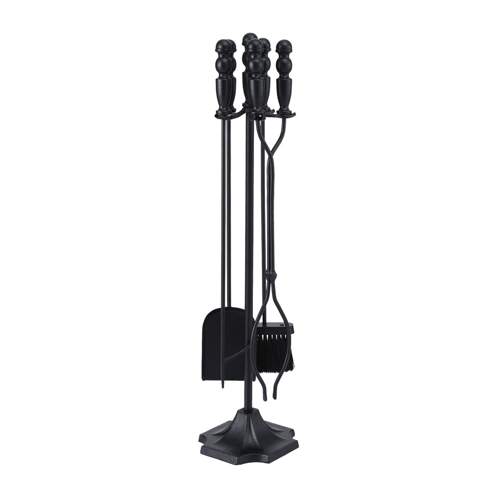 Grillz Fireplace Tool Set Fire Place Tools Poker Brush Shovel Stand Tongs